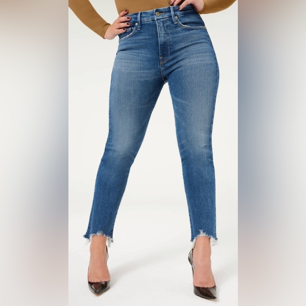 Good American Good Legs Cigarette Jeans - NWT - Size 15